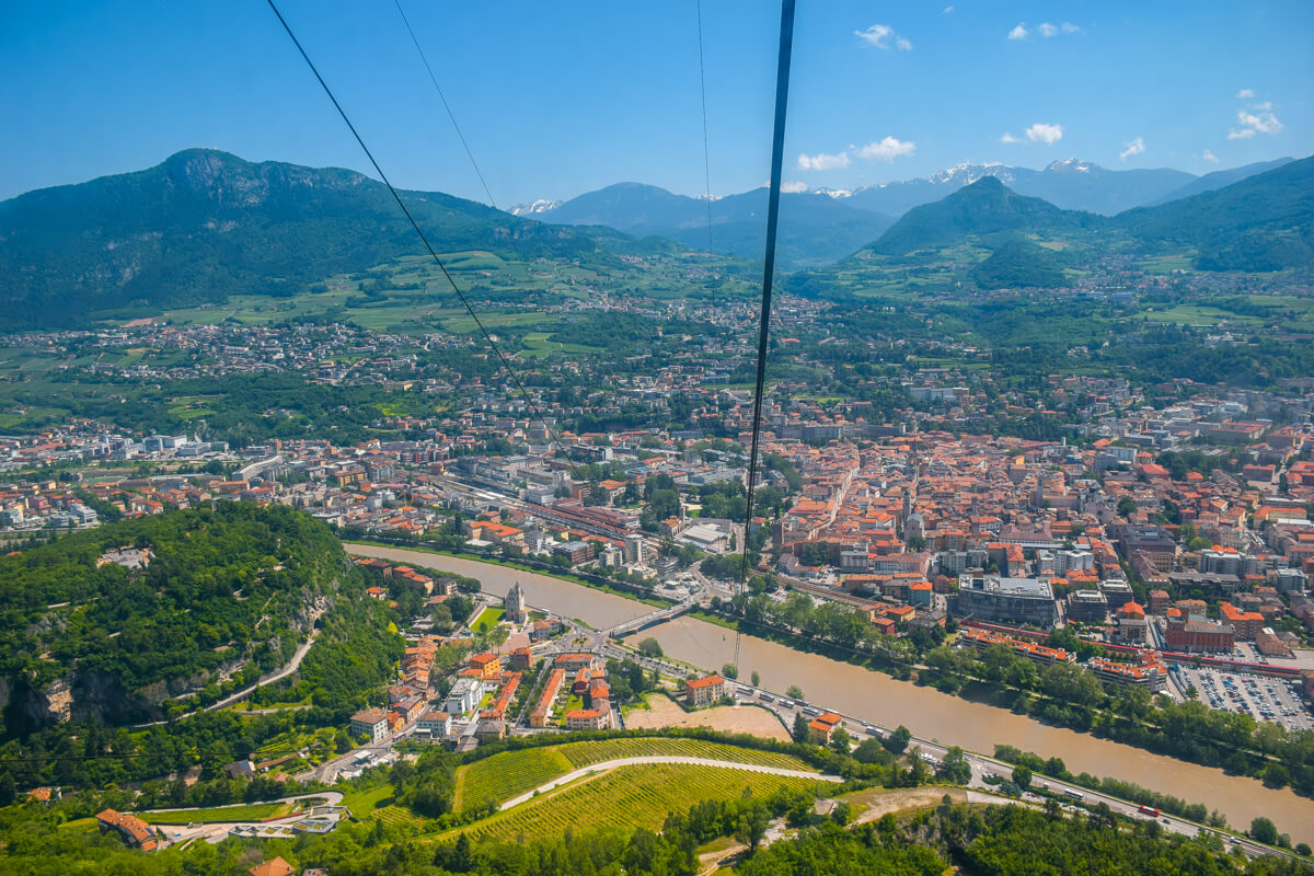 things to do in Trento beautiful view funicular