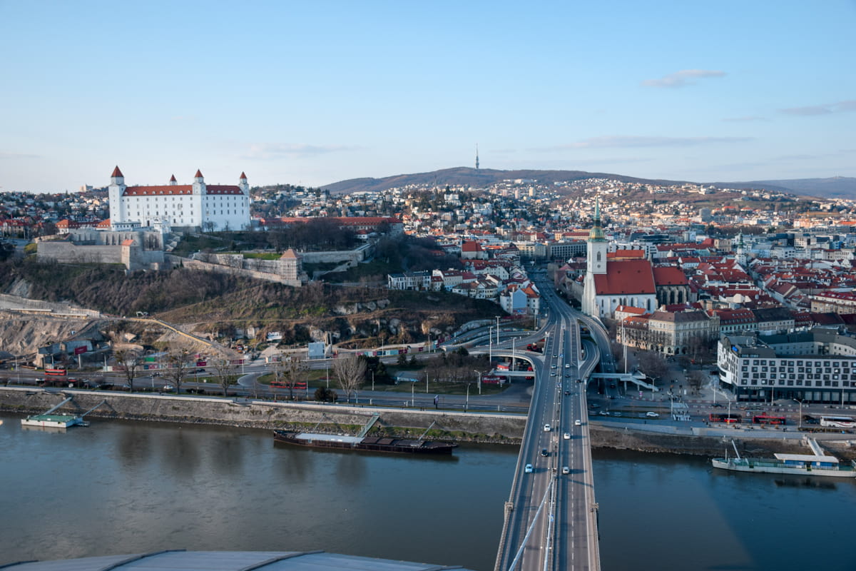 Vienna to Bratislava Day Trip View