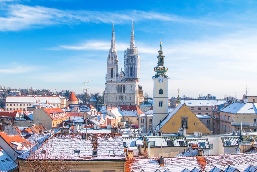 Zagreb in winter